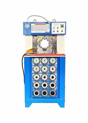 Powerful Press AC Hose Crimping Machine High Pressure 15 Sets Aircon Hose Crimper CBK-120 Intelligent System