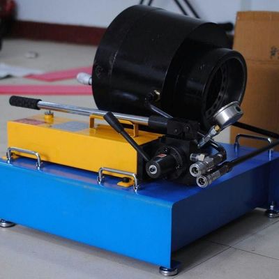 Industrial Blue Color Manual Hose Crimping Machine 10 - 20s/Pcs Speed