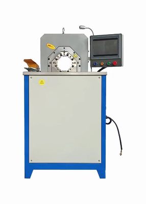 One Time Crimping AC Hose Crimping Machine For 6-76mm Crimping Range 5.5KW Motor Power