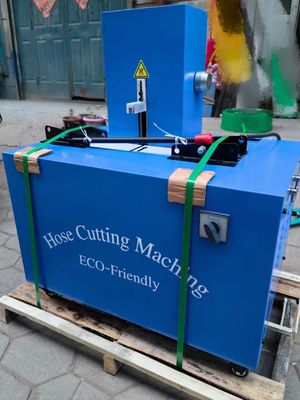 2 inch 220V Voltage Hose Cutting and Skiving Machine with Button Control System