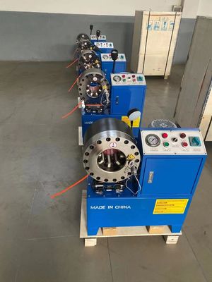 730*480*740 Mm DX68 Hose Crimping Machine With 10 Dies Sets 200 Pcs/H Work Efficiency