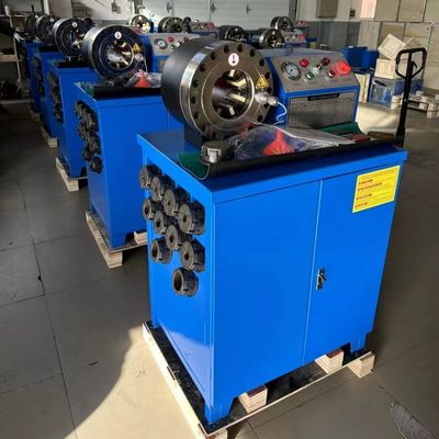 Electric Power Source Rubber Hose Crimping Machine 6 - 51mm Crimping Range Voltage Options