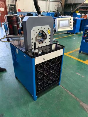 Heavy Weight Crimping Range 6-51 mm 4 Layers For Super Thin 2 inch And Design Different Quantity Dies AC Hose Crimper