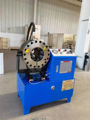 1-90mm Crimping Range 220V/240V/380V/415V 3KW/4KW Voltage/Power Hydraulic Hose Crimping Machine With 2 Free Dies Support