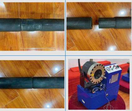 Device Head Turned 360° 1-90mm Crimping Range Hydraulic Steel Pipe Crimping Machine With 260Kg And Size 950*750*1050 Mm