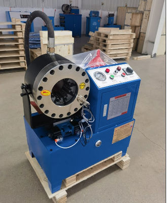1-90mm Crimping Range Hydraulic Steel Pipe Crimping Machine With 950*750*1050 mm Size And With 2 Free Dies Support