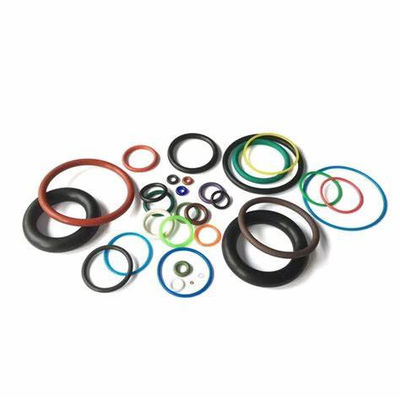 FFKM Rubber O Rings OEM/ODM Compression Molding with Good Oil Resistance 16-30 N/mm Tear Strength