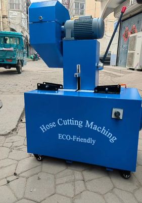 Electric Rubber Hose Cutting Machine Skiving Machine with 4 Layers and Advanced Button Control 2 Inch 6-51mm Blue Color