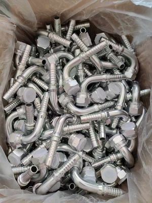 Different Raw Material 00400 Stainless Steel Hydraulic Hose Fittings Copper Brass Hydraulic Hose Ferrule Hose Endings
