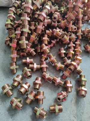 Customized Thread Adapter Raw Material And Standards Carbon Steel Hydraulic Hose Fittings Customized Thread Adapters