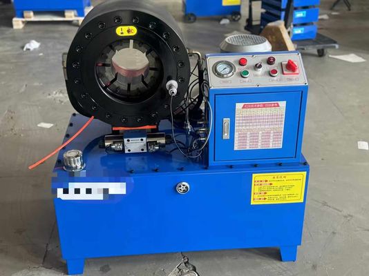 1/4 To 3'' 200pcs/H Hydraulic Hose Crimping Machine For 6-76mm Crimping Range