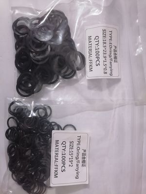 FFKM DIN 3869 ED-RING 21 Different Standard Molded Rubber O Ring For Oil Gas Field Sealing ≤5000 Psi Pressure Resistance
