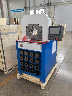 3 Inch PLC Control Systerm 5.5kw 300 Pieces/H Hydraulic Hose Pressing Machine 800 Pieces/H