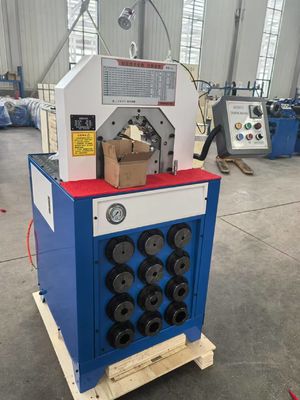 2 Inch Button Control Systerm 5.5kw/7.5kw 300 Pieces/H With Fast Change Moulds Tools Hydraulic Hose Crimping Machine