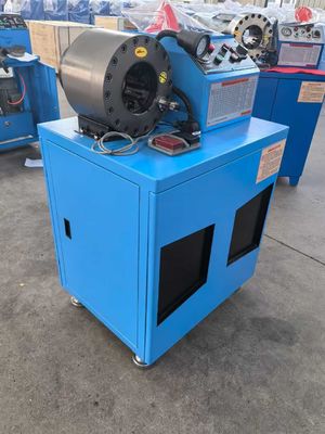 6-51mm Big Power 4 Kw 500 Pieces Per Hour Portable Hose Crimping Machine / Hydraulic Hose Crimper