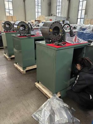 Forging Process 6-51mm Compact Structure Hydraulic Hose Pipe Crimping Machine 10 Dies Hose Crimping Machine / Hose Crimper