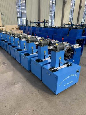 Blue Color 2 Functions Electric 2 Inch 6 Layers Hose Cutting And Skiving Machine With Blade