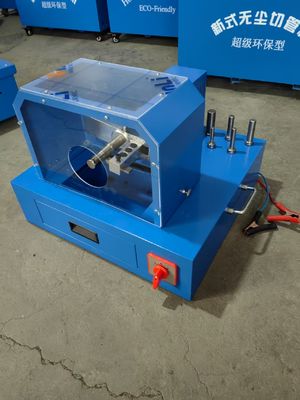 Electric 12v 1/4'' To 2'' Hose Size Hydraulic Hose Skiving Machine With Motor Power 0.4 Kw Hose Peeling Machine Car Loading