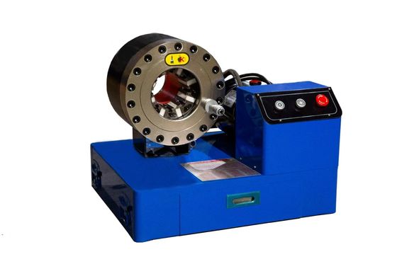 12V/24V 10 Dies 2 Inch Blue Color Manual Braided Hose Crimper Battery Drive Hydraulic  6-51mm hose Crimper
