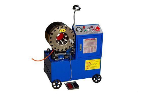2 Inch Forging Process One-Piece Without Welding Points One-Piece Formed Material High Hardness Wear Resistance Oil Pump Pressure Hose Crimping Machine With 4 Wheels
