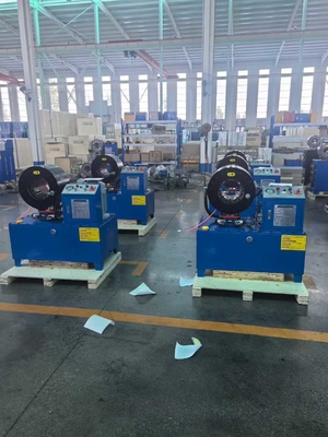4 Inch Hydraulic Hose Crimping Machine with PLC Control 16 Dies 6-102mm Range