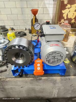 Electric 220V Hydraulic Hose Crimping Machine with 2.2KW Power and 1 Year Warranty for Durable Steel Construction