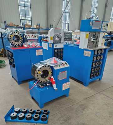DX68 Hydraulic Hose Crimper with 315 Bar Oil Pump Pressure 220v/240v/380v/415v Voltage Options and 10 Dies