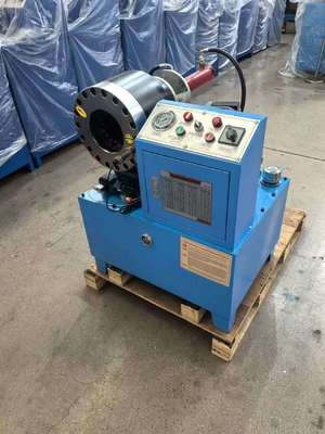 Hydraulic Hose Crimping Machine with 200 Pcs Per Hour Efficiency 10 Dies Included and 600T Crimping Force