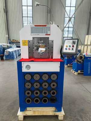 Good price 3 Inch Hydraulic Hose Crimping Machine with 1000T Crimping Force 31.5MPA Rated Pressure and 6-76mm Crimping Range online