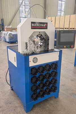 Good price 3 Inch Hydraulic Hose Crimping Machine with 2800KN Crimping Force and 31.5MPA Rated Pressure online