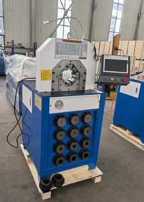3 Inch PLC Control Hydraulic Hose Crimping Machine with 15 Interchangeable Dies for Efficient Hose Pressing