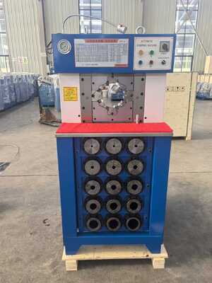 Button Control System Hydraulic Hose Crimping Machine with 6-76mm Crimping Range and 165mm Max Opening for Efficient Crimping