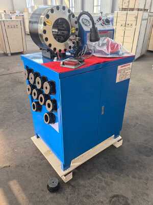 600T Crimping Force Rubber Hose Crimping Machine with 6-51mm Range and 10 Interchangeable Dies