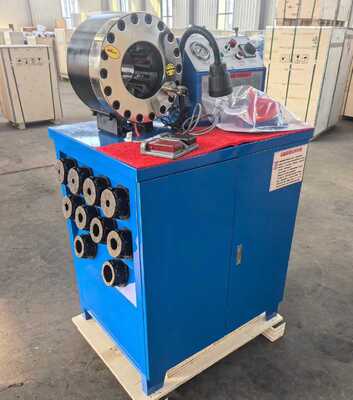 600T Crimping Force Rubber Hose Crimping Machine with 6-51mm Range and 10 Interchangeable Dies