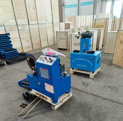 DX68 Hydraulic Hose Crimper with 6-51mm Crimping Range 10 Dies and 200 Pcs Per Hour Efficiency Hose Press Machine