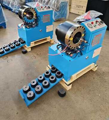 DX68 Hydraulic Hose Crimping Machine with 6-51mm Crimping Range, 200 Pcs Per Hour Efficiency, and 10 Interchangeable Dies