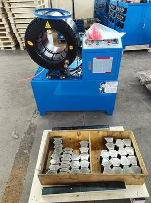 6 Inch Up To 150mm Hydraulic Hose Crimping Machine Crimping 6 Layers/wires Hose 4-150mm Crimping Range Large Opening Crimping Force 2500 Ton And 20 Interchangeable Dies
