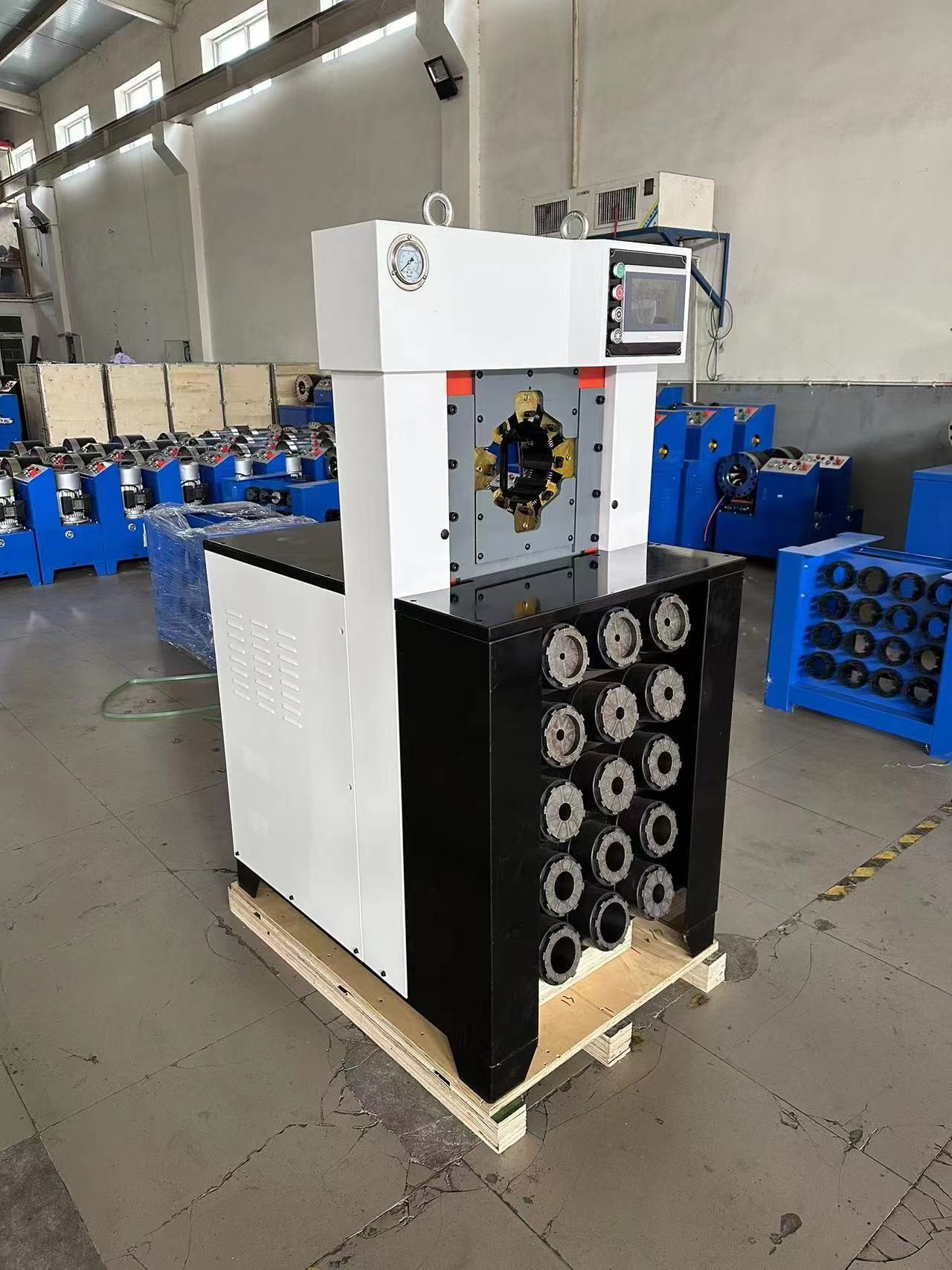 1250KG Capacity AC Hose Crimping Machine for Crimping Range 6-76mm