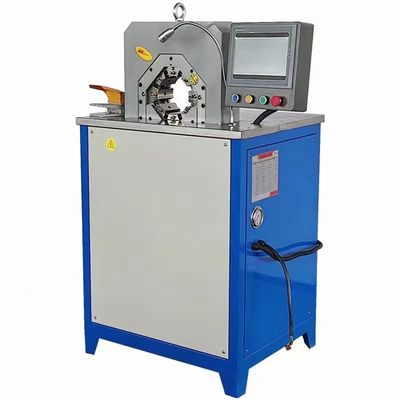 Good price 6mm Hose Pressing Machine PLC 4kw Hydraulic Hose Press CBK-51B online