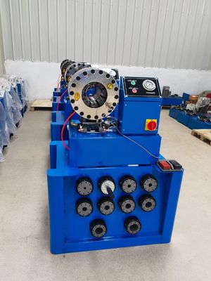 Good price Quick Change Hydraulic Hose Crimping Machine 38MM 3KW Fuel Hose Crimper online