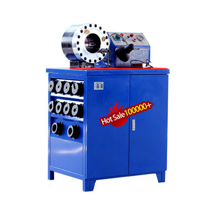 Good price 200pcs/H Rubber Hose Crimping Machine 3kw 500t Hose Swaging FY-51BY online