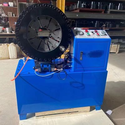 Good price Hydraulic 3 Inch and 4 inch Industrial Braided Hose Crimping Machine 3kw Compact Structure online