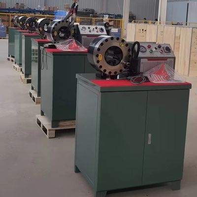 Compact Structure Hydraulic Hose Pipe Crimping Machine  3kw / 4kw 4 - 51mm