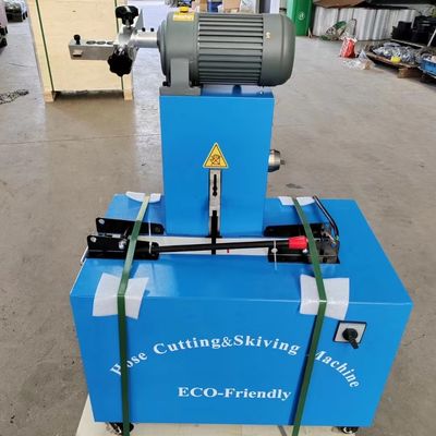 Good price 350mm*2.8mm Automatic Hose Cutting And Skiving Machine With 2850 RPM Motor online