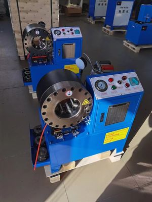 Good price Max Opening 114mm DX68 Hose Crimping Machine PLC / Button / CNC Control System online