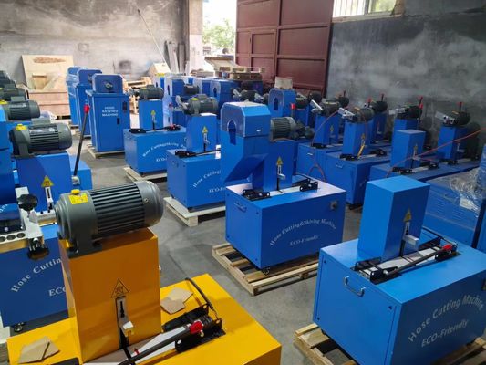 Good price Electric 128 KG Size Is 850*600*1200 Mm Rubber Blade Material Hydraulic Hose Cutting/ Skiving Machine For Easy Operation online
