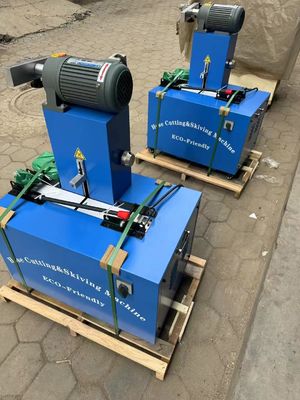 Good price Dust-free Rubber Hose Cutting Machine And Skiving Machine with 4 Layers and Advanced Button Control 2 Inch 6-51mm Blue online