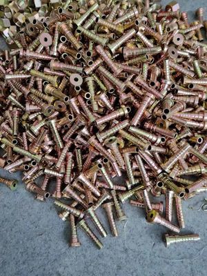 Good price Copper plating Raw Material Forklift Reusable Hydraulic Hose Fittings Female Male Hydraulic Hose Ferrule Fittings online