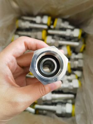 Good price Standards Carbon Steel Hydraulic Hose Fittings Big Oil Pipe Joint  Steel Brake Line Adapters online