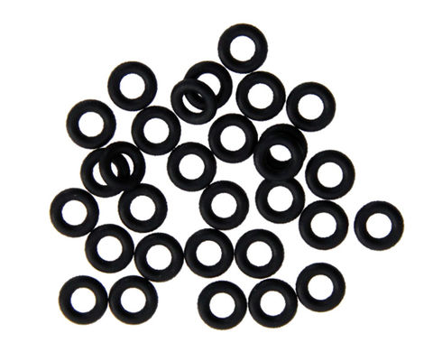 Good price Black Silicone Raw Material Compression Molding Technology Rubber O Rings Seals For Higher Pressure Range online